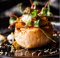 Food-Aufnahme: angerichteter Teller